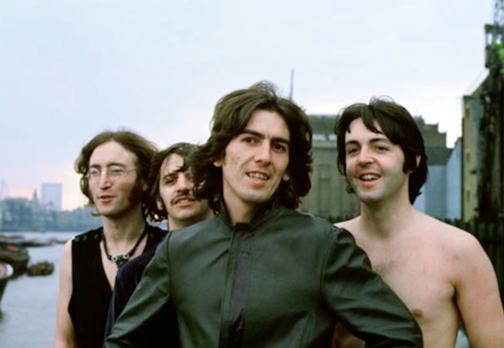 The Beatles on the Thames 